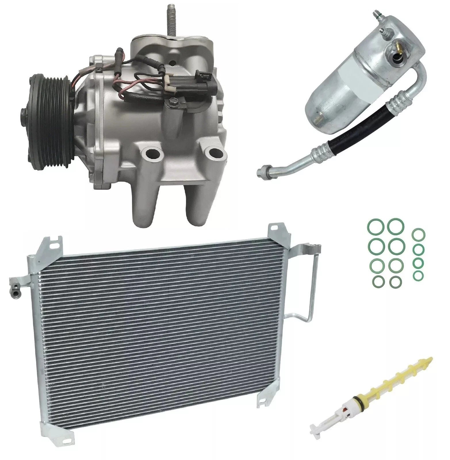 AC Compressor Kit With Condenser for Chevrolet Trailblazer EXT 2002–2009