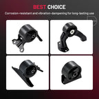 Set of 4 Engine & Trans Mounts for Jeep Compass (2007–2016) A5415 A5416 A5417