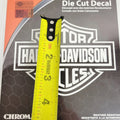 Pack of 3 Harley-Davidson Bar & Shield White Die Cut Window Decals 4"x5.1"