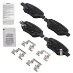 Set of 4 Rear Brake Pads for Pontiac G5 G6 Pursuit/Saturn Aura Ion D1033
