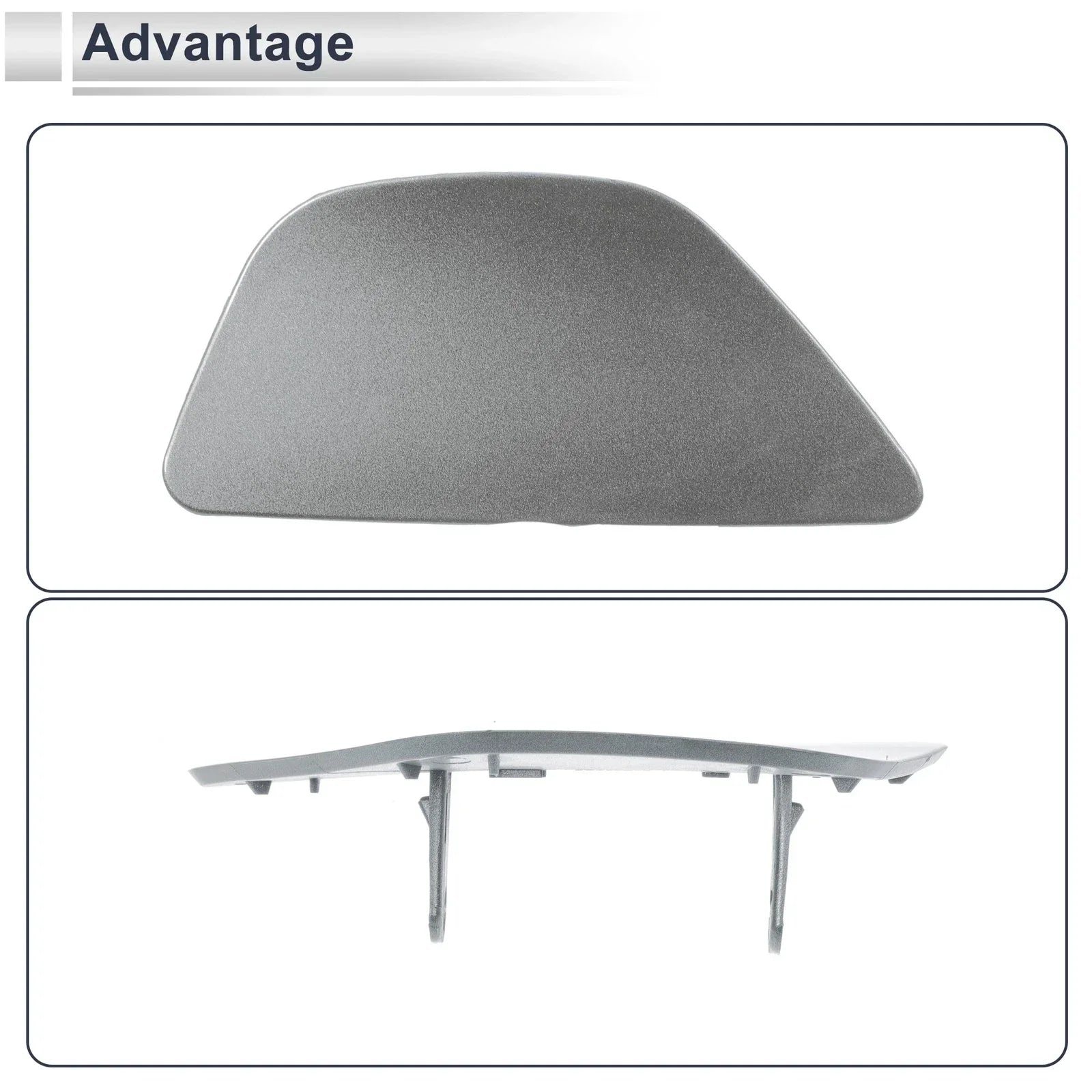 Washer Nozzle Cover Cap for BMW 535i GT Grey (2014-2017)