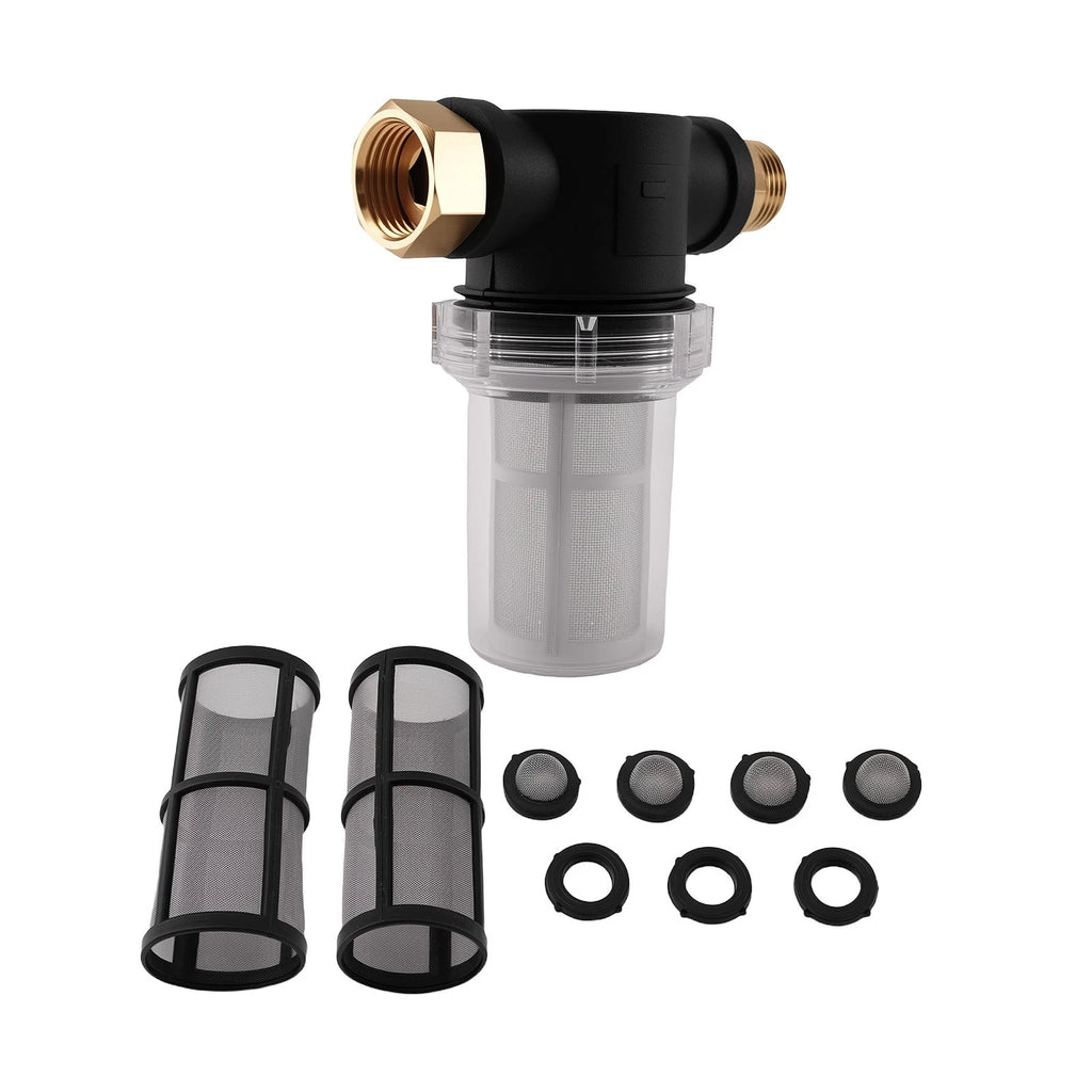 Inline Hose Filter 3/4" with 100 Mesh Screen for Pressure Washer