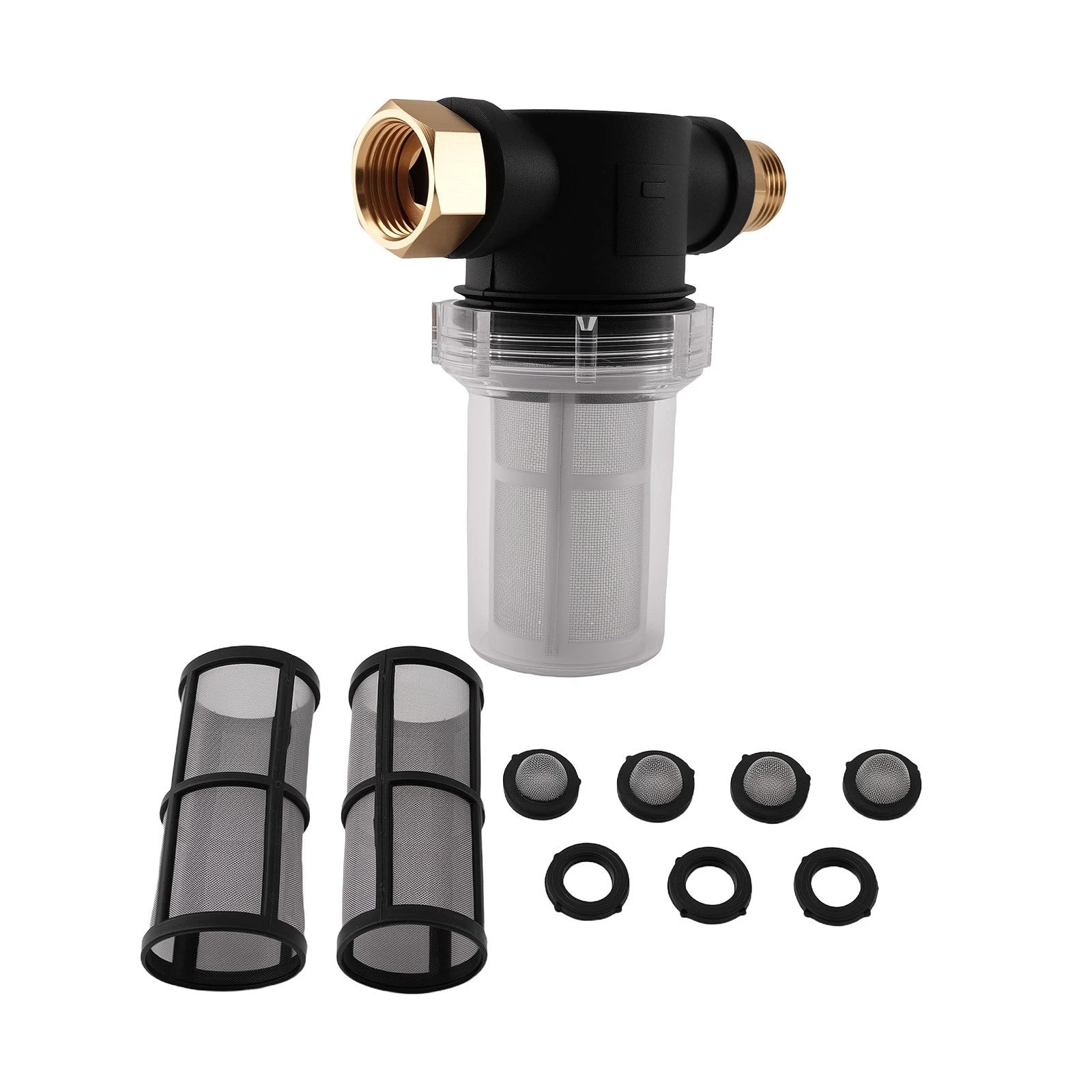 Inline Hose Filter 3/4" with 100 Mesh Screen for Pressure Washer