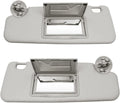 Pair Sun Visors with Mirror for Chevy Sonic (2012–2020) 42478247 95054956 95327503
