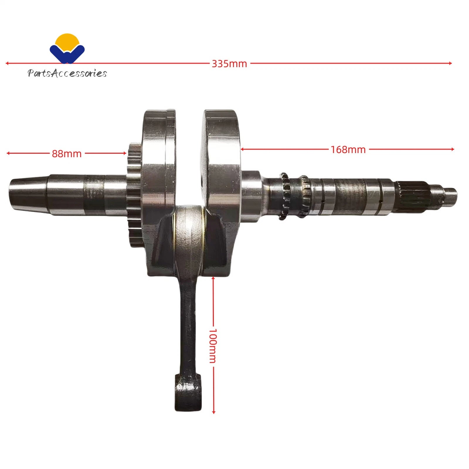 Crankshaft 13000-HR5-CC0 for Honda TRX420 500 520 Foreman Rancher (2014–2025)