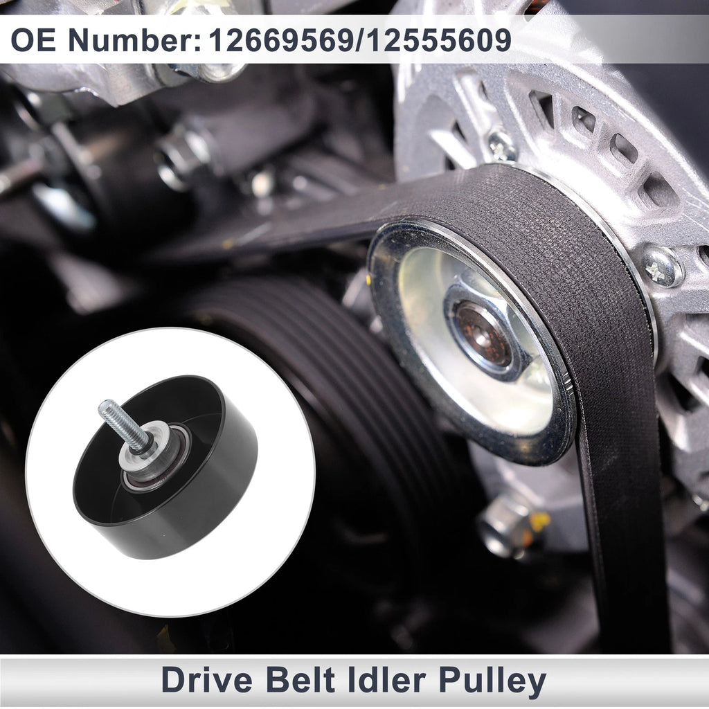 Drive Belt Idler Pulley for Chevrolet Silverado (1998–2013) No. 12669569/12555609