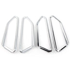 Chrome Front Fog Light Eyebrow Trim for Honda Goldwing GL1800 (2018–2023)