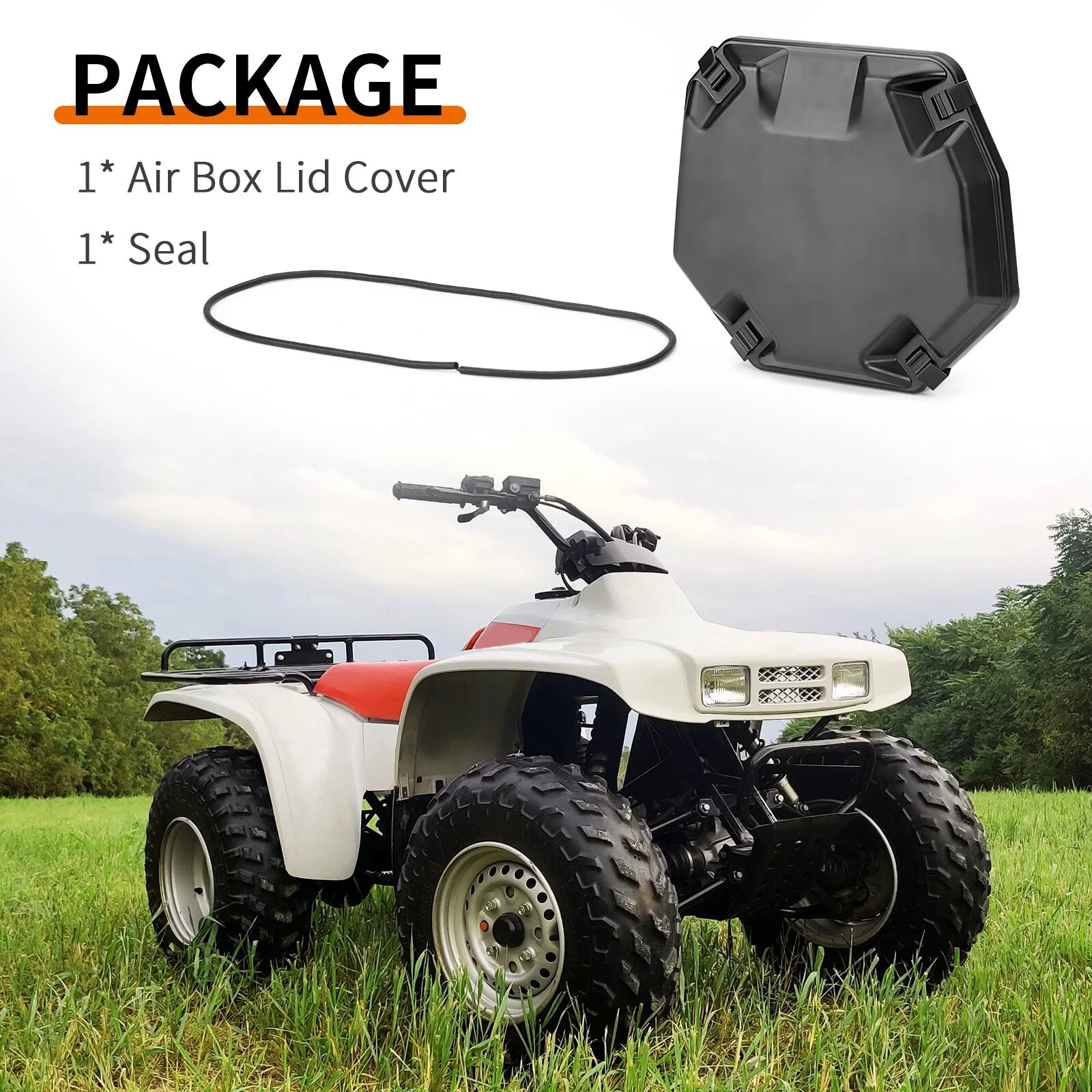 Air Box Lid Cover Cap & Seal for Honda Fourtrax 300 TRX300FW (1988–2000)