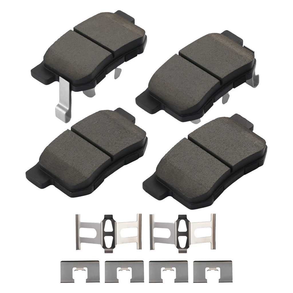 Rear Ceramic Brake Pads Kit for Acura RDX (2010–2018) Honda Crosstour (2012–2015)