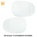 Pair Mirror Glass Replacement for BMW 335i 135i 328i M3 128i (2007–2013)