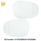 Pair Mirror Glass Replacement for BMW 335i 135i 328i M3 128i (2007–2013)