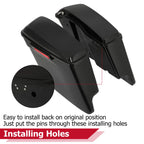 5" Stretched Extended Hard Saddlebags for Harley Touring Street Glide (2014-2024)