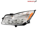 Headlight for Buick Regal (2011–2013) Halogen Chrome Housing Left Side