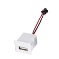 USB Charging Port Connector SM Female Socket for Automotive (10cm Cable)