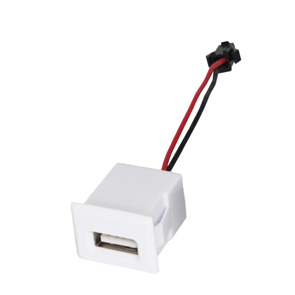 USB Charging Port Connector SM Female Socket for Automotive (10cm Cable)