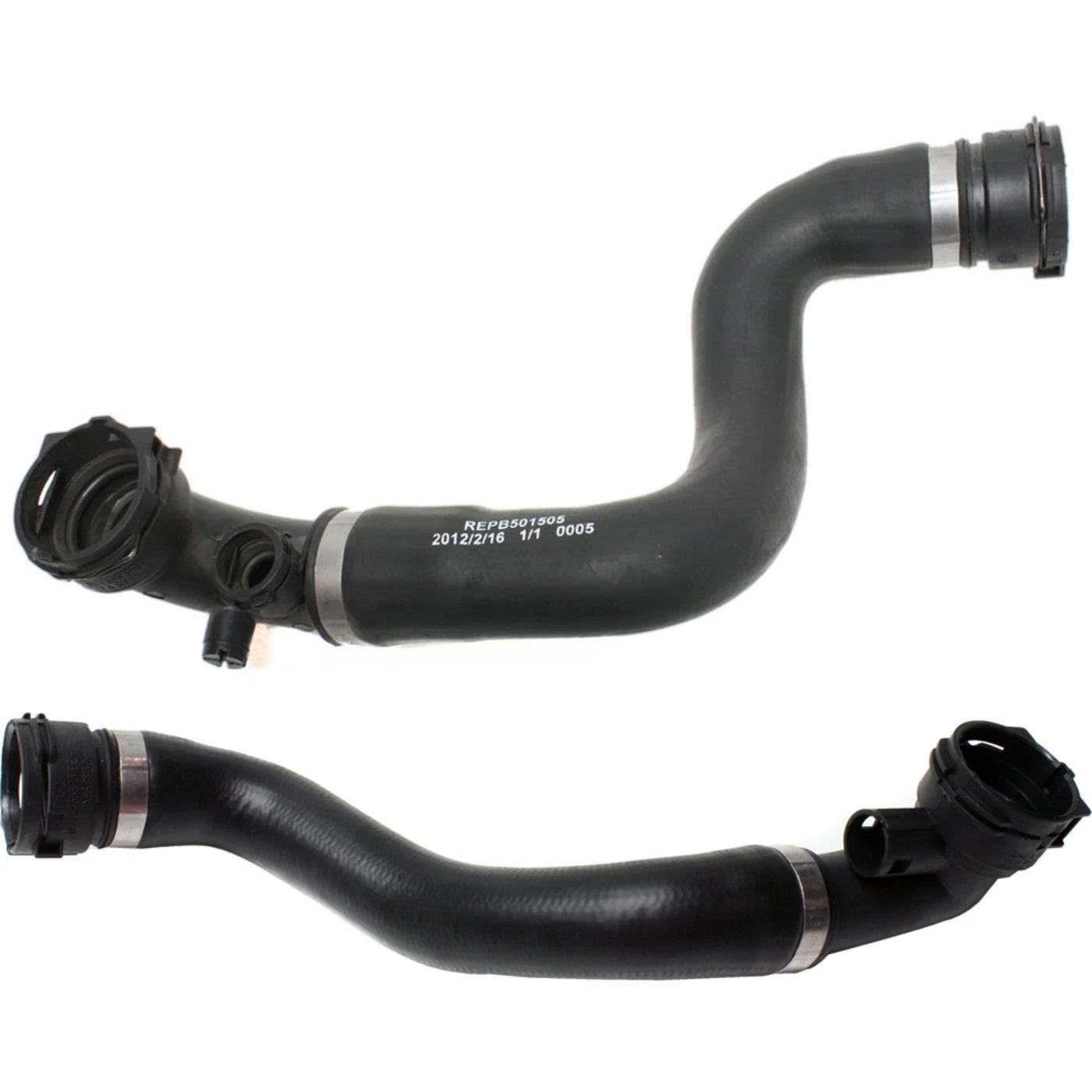 Set of 2 Upper Radiator Hoses for BMW E53 X5 Series (2001–2006)