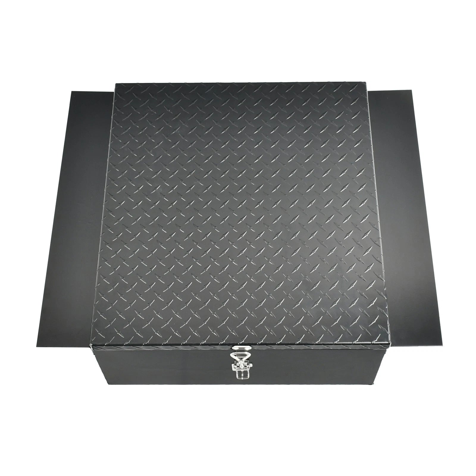 Diamond Tread Aluminum In-Frame Tool Box for Trucks (22"x24"x9")