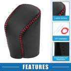 Gear Shifting Knob Cover Trim for Lexus GS 300 (2018–2019) Black Red