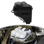 Coolant Radiator Reservoir Tank 17137647283 with Cap & Sensor for BMW (2019)