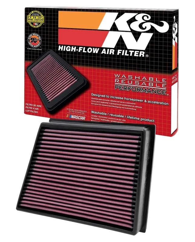 K&N 33-2466 Air Filter for Silverado Sierra 2500 3500 HD (2007–2018)