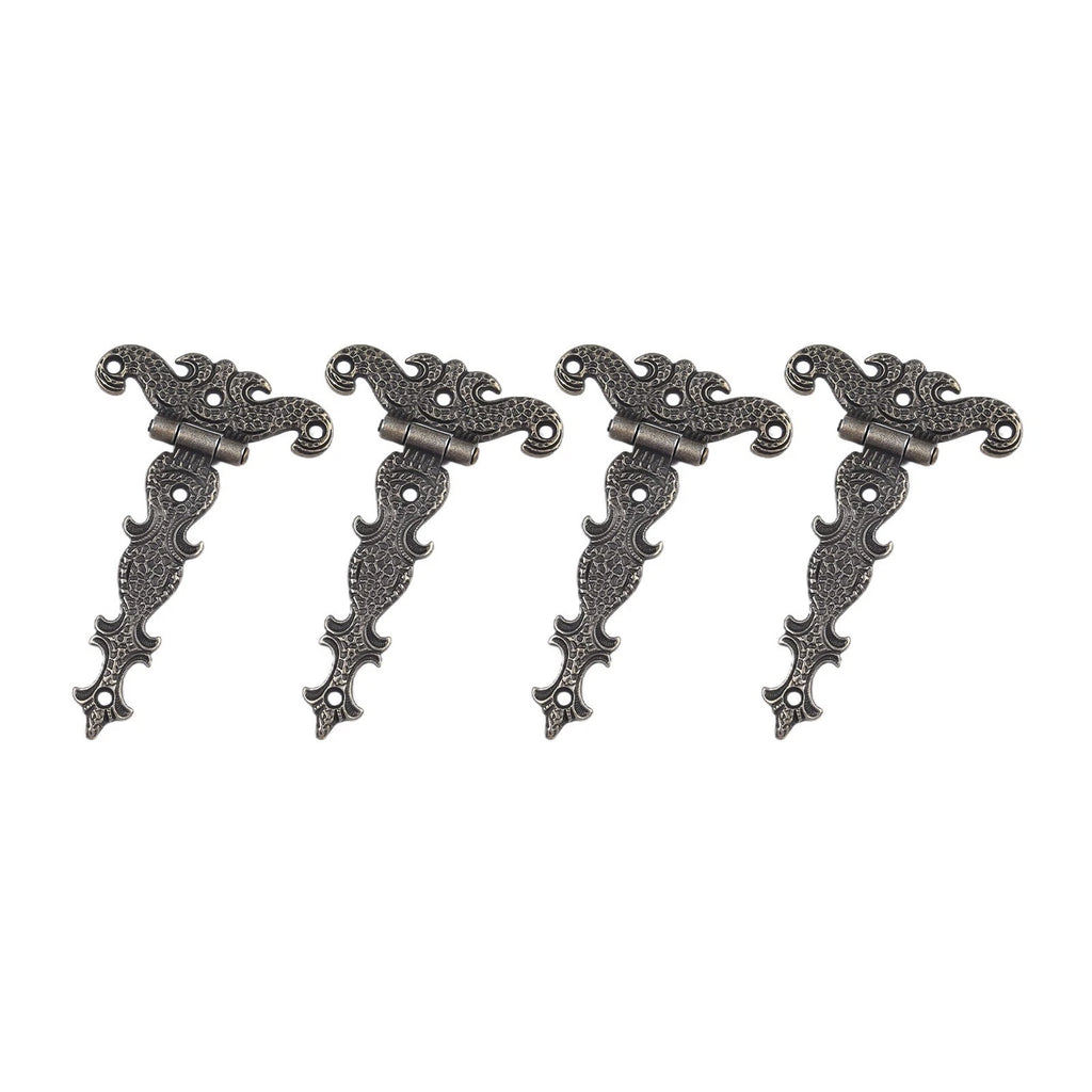 Set of 4 Zinc Alloy Hinges for Vintage Applications