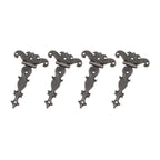 Set of 4 Zinc Alloy Hinges for Vintage Applications