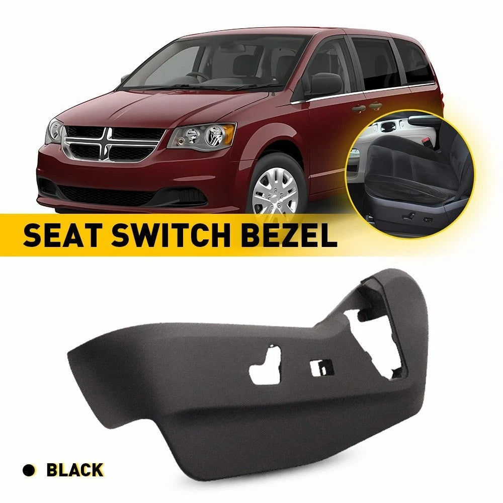 LH Seat Switch Bezel for Dodge Grand Caravan (2011–2019) & Chrysler Town & Country (2011–2016)
