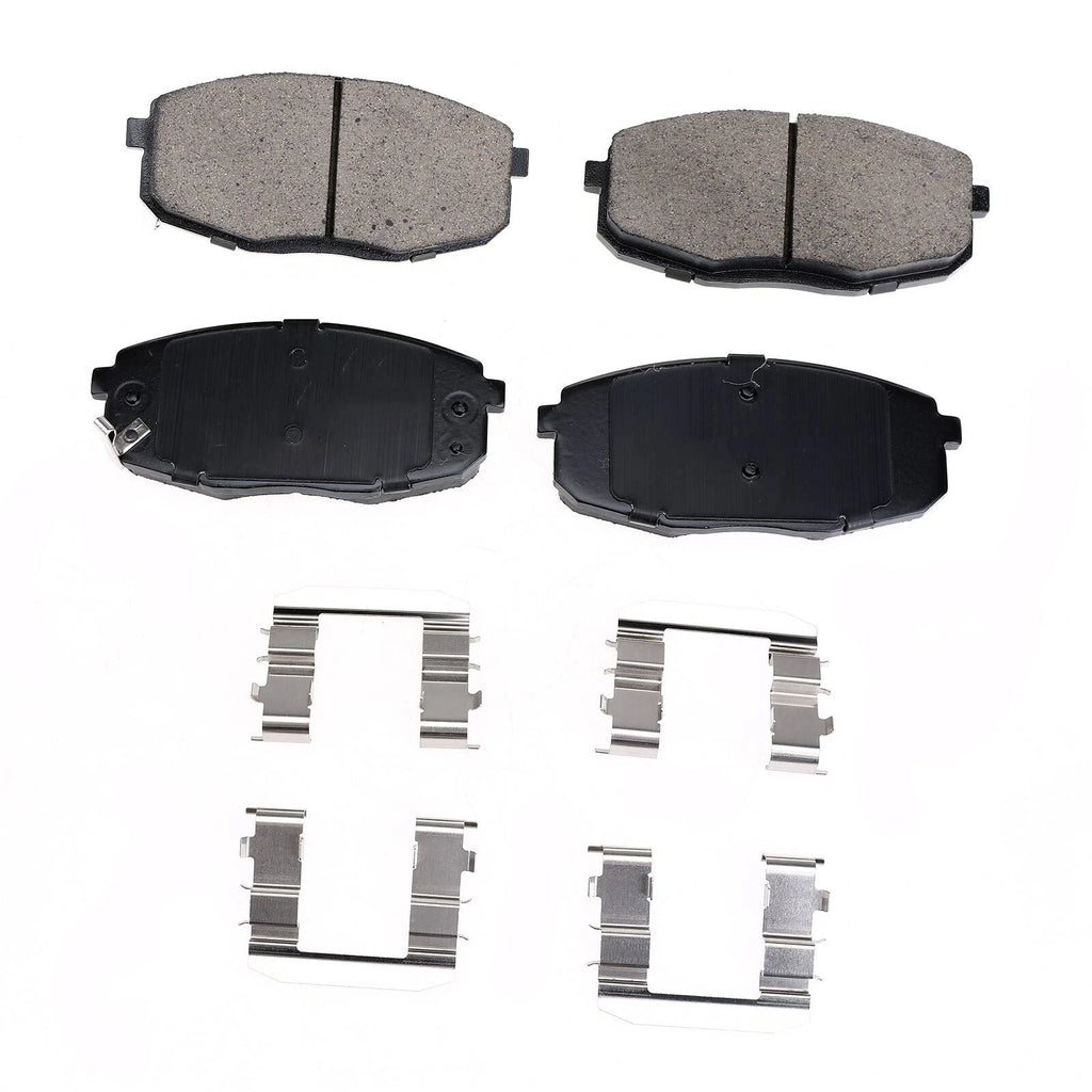 Front Disc Brake Rotor & Ceramic Pad Set for Kia Forte (2010-2013)