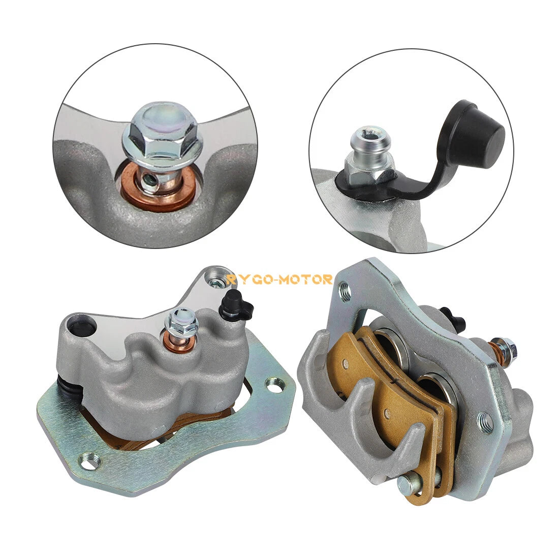 Rear Left & Right Brake Caliper Set for Polaris Ranger Crew 1000 (2017–2023)