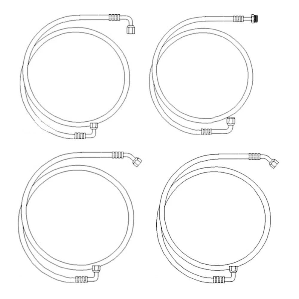 Air Conditioning Hose Line Kit for Allis Chalmers 7000-7080 (1970–1985)