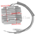 Voltage Rectifier Regulator for Suzuki DT100 DT150 DT175 DT200 DT225 (1980–2000) 32800-87D00