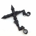 1.5" Black SA PMK Foot Peg for Harley Sportster 883 1200 (2004–2023)