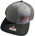 Trucker Hat for Peterbilt Trucks (Gray/Black, Mesh Back, Adjustable)