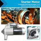 Starter Motor for Jeep Wrangler TJ 4.0L Petrol (1996–2007) ERH MX