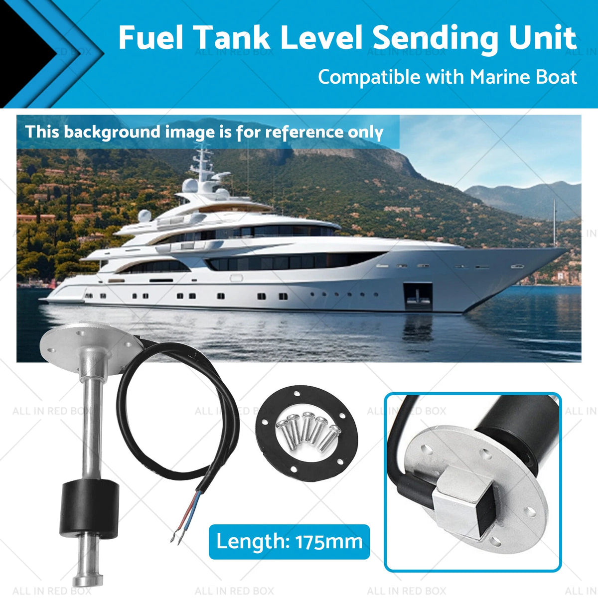 Fuel Tank Level Sending Unit for Marine Boat (240-33ohm)