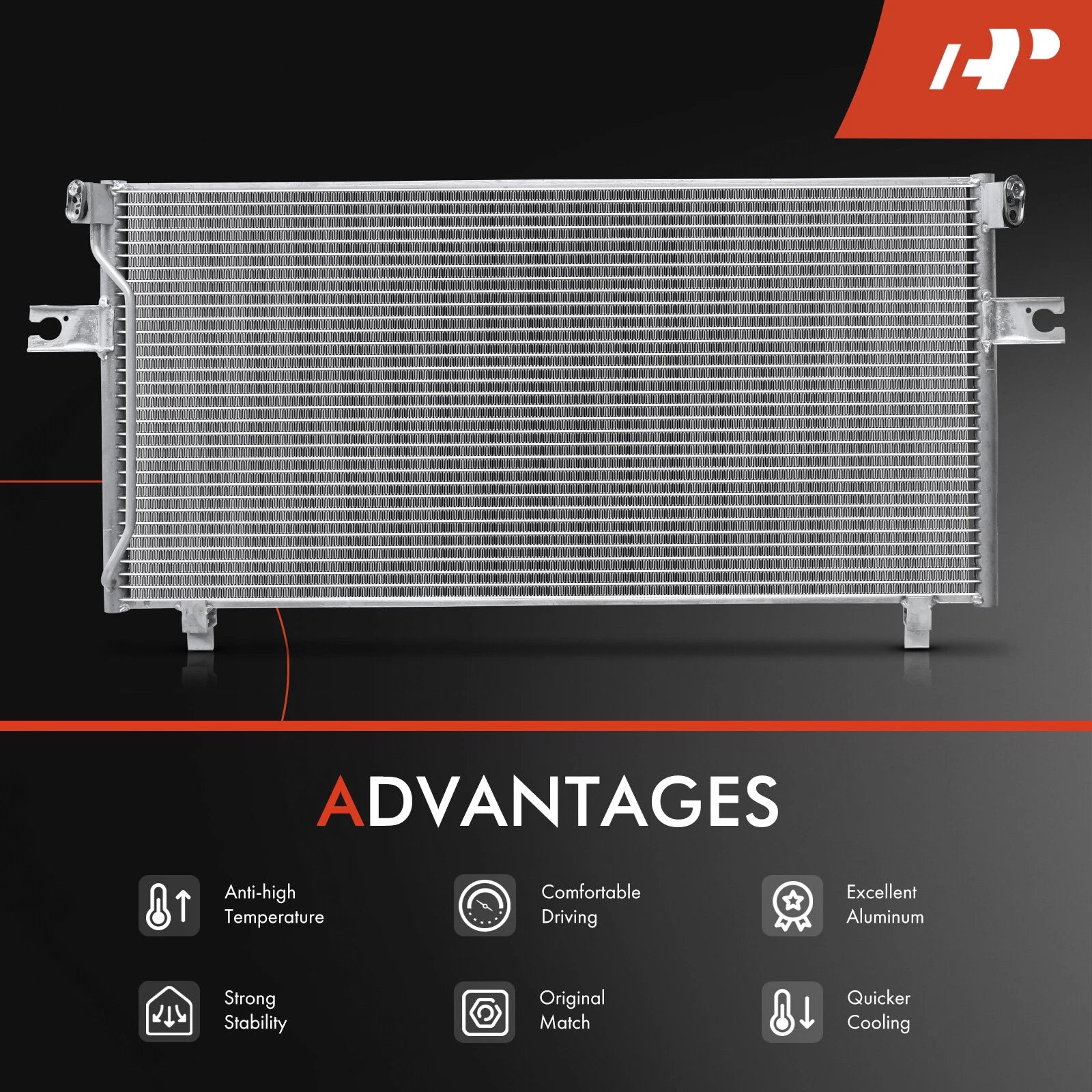 A/C Condenser with Bracket for Nissan Altima (1998-2001)