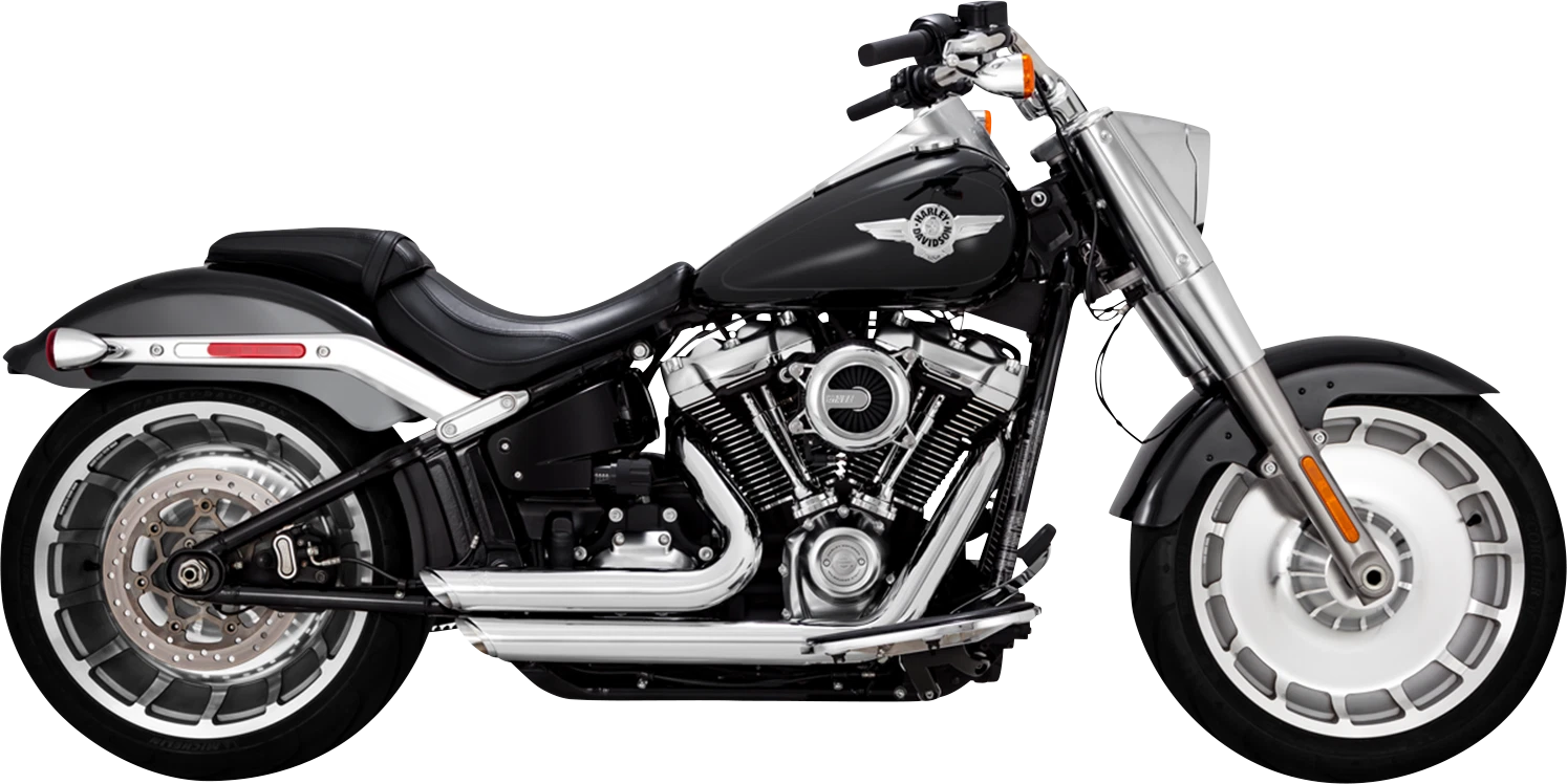 Vance & Hines Shortshots Chrome Exhaust for Harley Softail (2018–2024)