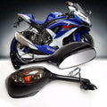 Rear View Mirrors Racing Black for Suzuki GSXR 600 750 1000 (2006–2016)