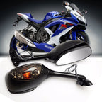 Rear View Mirrors Racing Black for Suzuki GSXR 600 750 1000 (2006–2016)