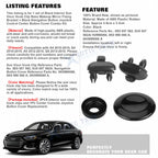 Sun Visor Hook Clip and Joystick Cover Set for Audi A4 S4 A5 Q5 (2017-2020)