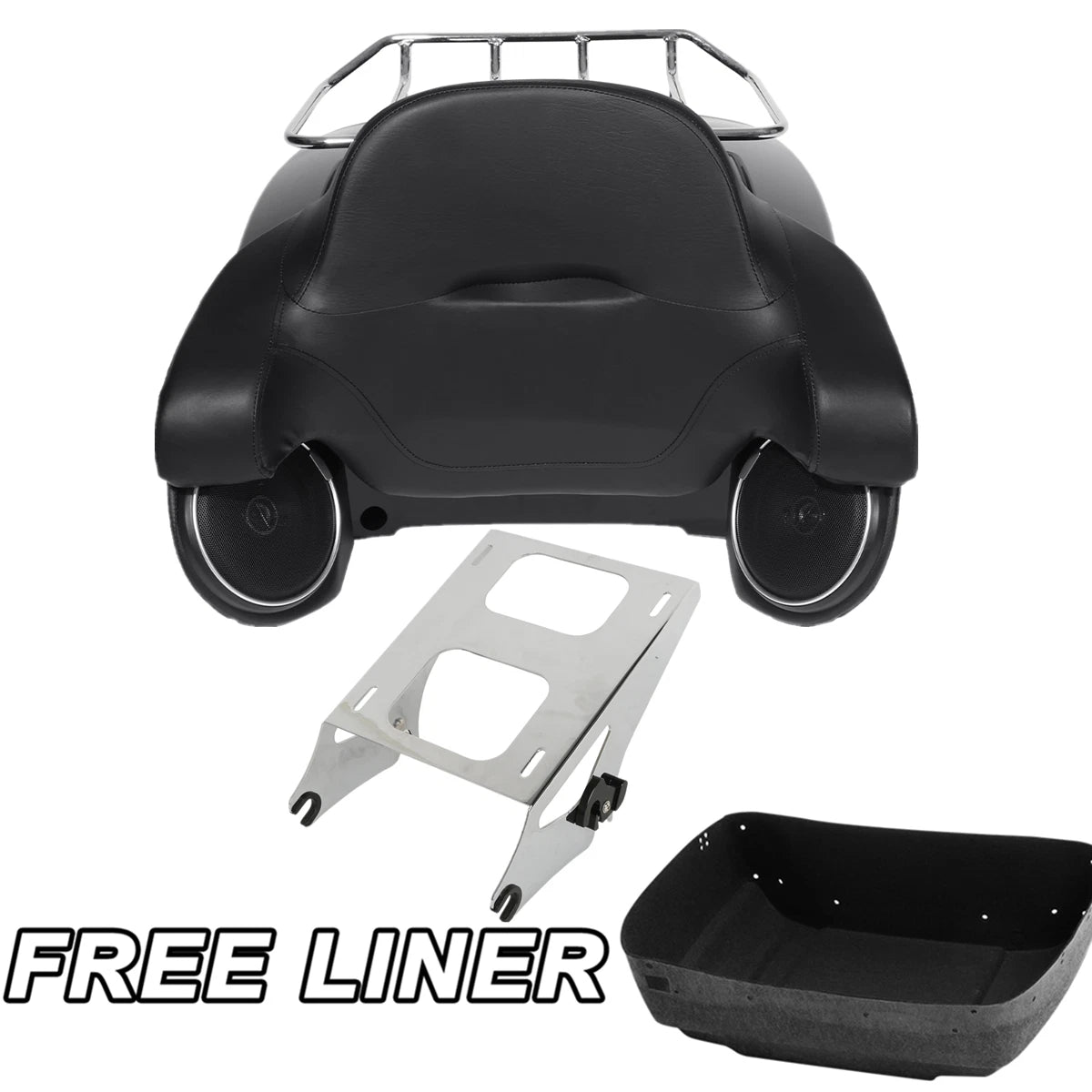 Trunk Speakers Pad Mount Rack for Harley Electra Road Glide (2014–2025)