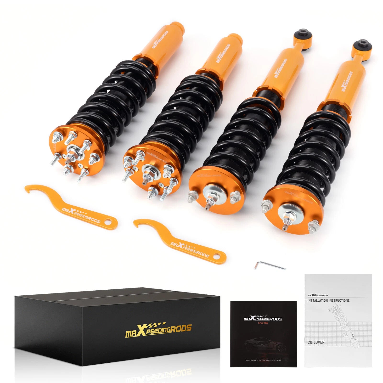 24 Way Adjustable Coilovers Kit for Honda Accord (2003–2007)