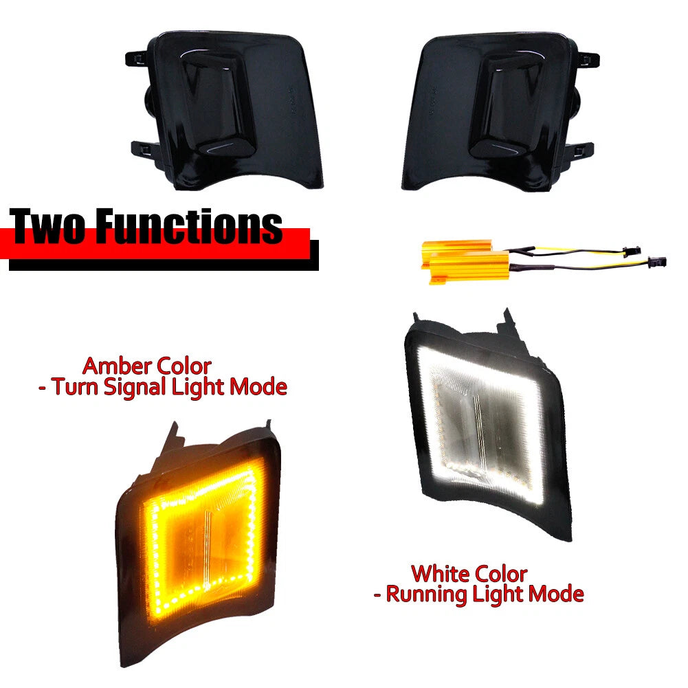 Set of 2 LED Turn Signal Lights for Toyota Prius (2010–2011) Smoked