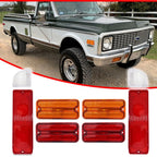 Tail Light Lens Backup Side Marker Kit for Chevy GMC Pickup (1968–1972)