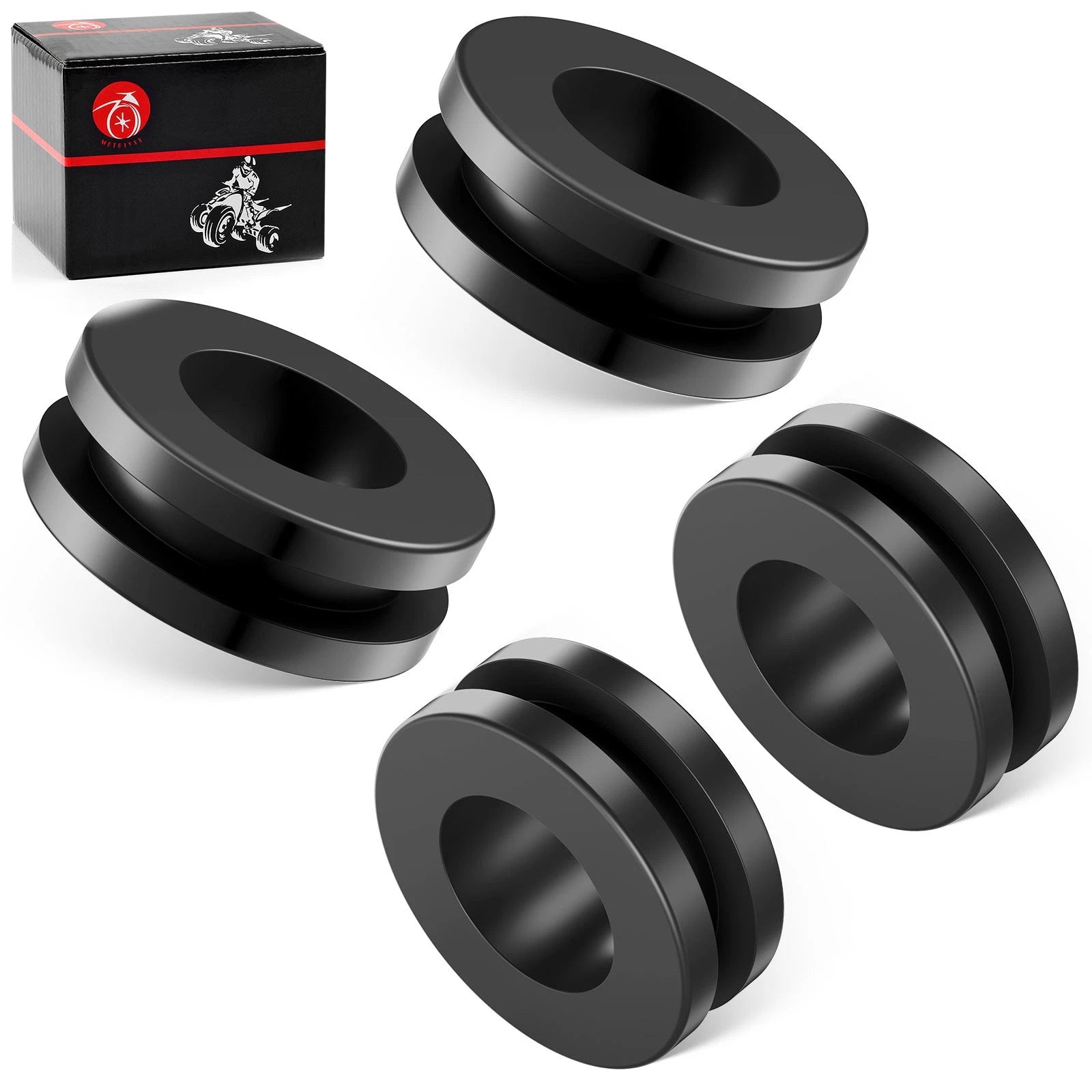 Set of 4 Fuel Tank Vent Assembly Insulator Grommets for Club Car (2004–2015) 1015139