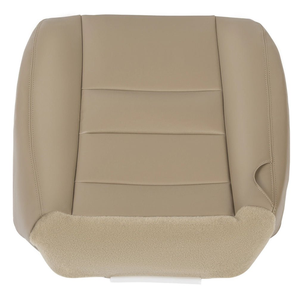 Driver Bottom Seat Cover for Ford F250 F350 Super Duty (2002–2007) Tan