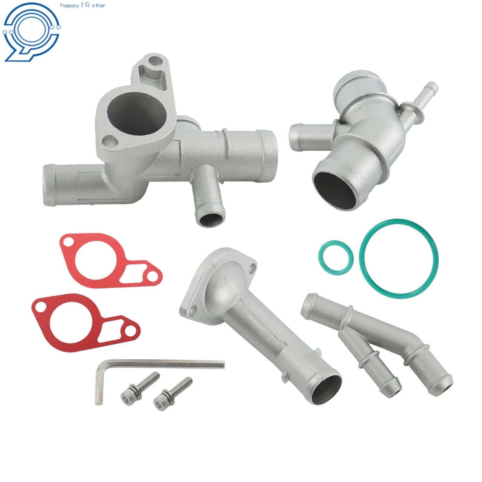 Cast Aluminum Coolant Kit for VW MK4 Golf Jetta GLI TT 1.8T (1999–2006)