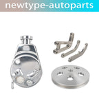 Saginaw Power Steering Pump & Keyway Pulley Bracket Kit for Small Block Chevy