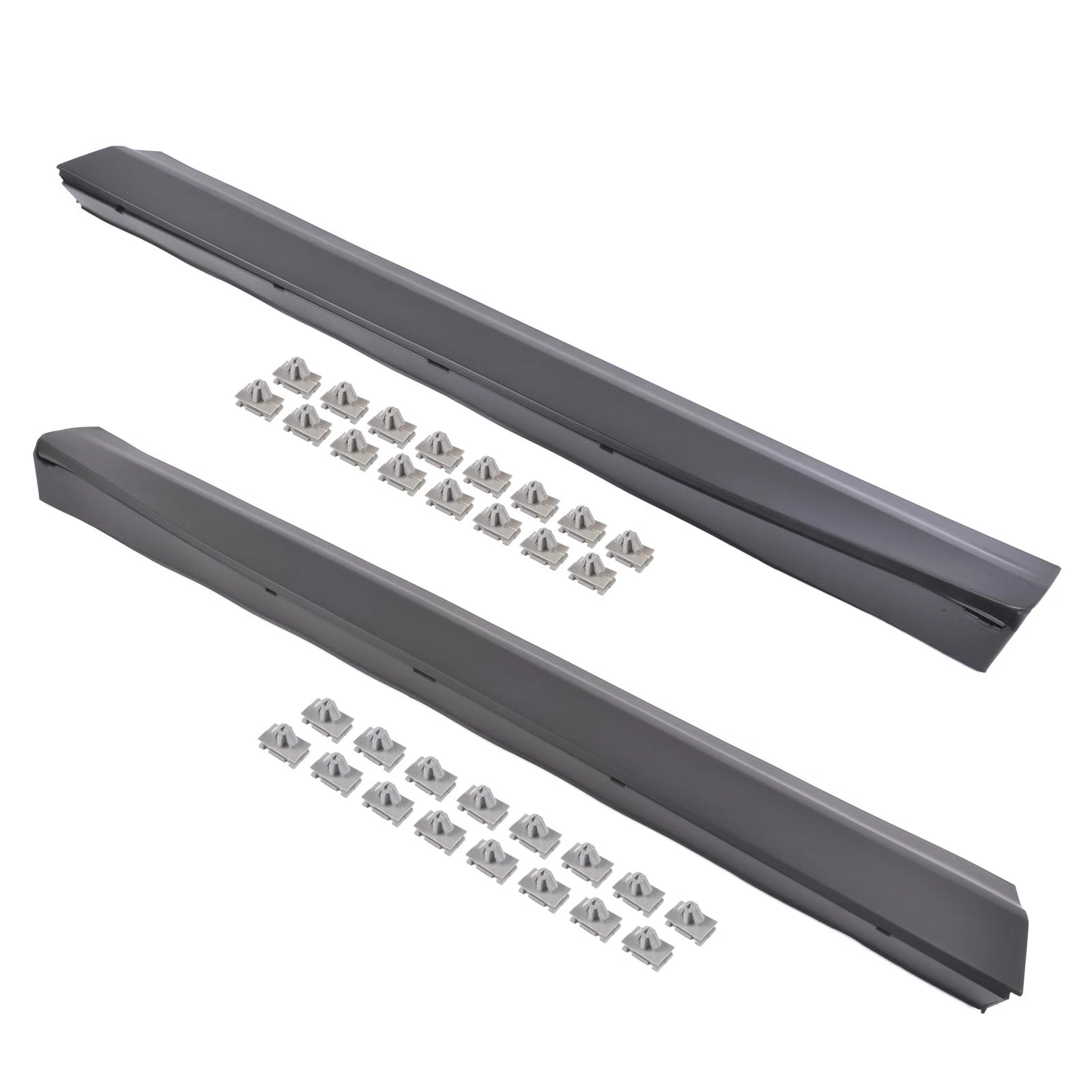 2X Front Lower Door Trim Molding for Cadillac XT5 (2017–2025) Black
