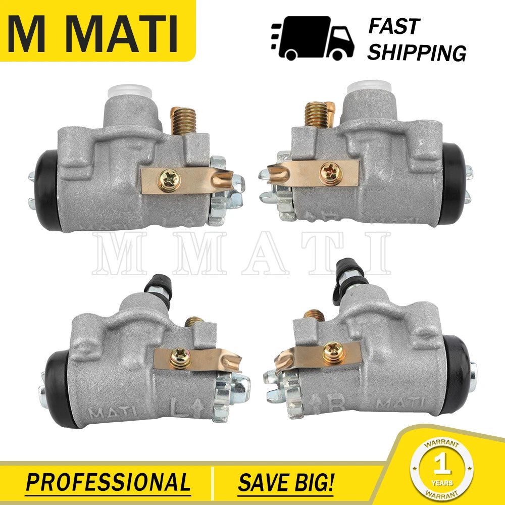 Set of 4 Front Brake Wheel Cylinders for Honda TRX450 Foreman 1998–2004